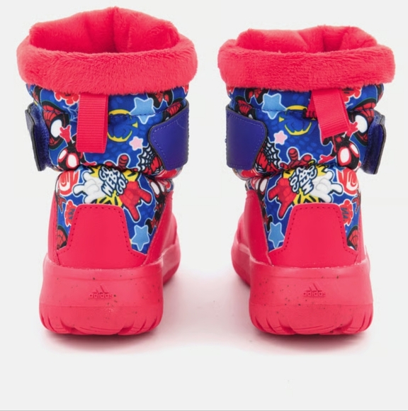 New Adidas Marvel Spiderman Unisex boots Size 5.5 - Picture 5 of 6